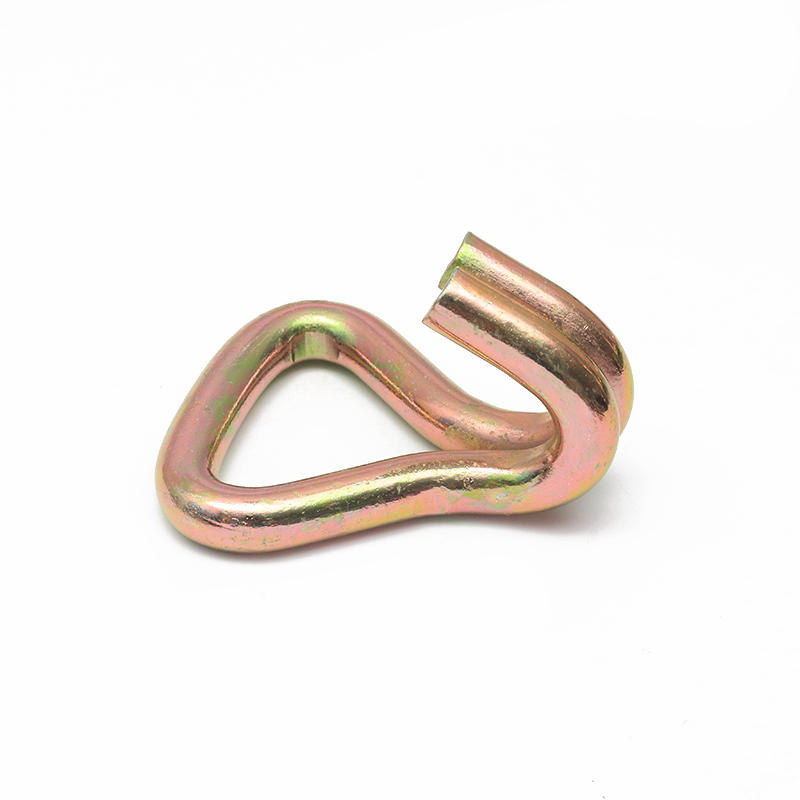 2 นิ้ว 5,000 กิโลกรัม/11000lbs สังกะสีสีเหลืองชุบโลหะคู่ J hook