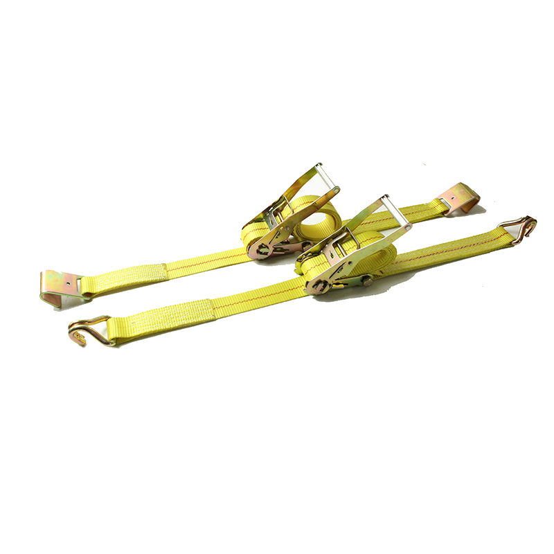 2 นิ้ว 50 มม.*5T 11000lbs ตะขอแบนผูกสายรัดวงล้อ Tiedown