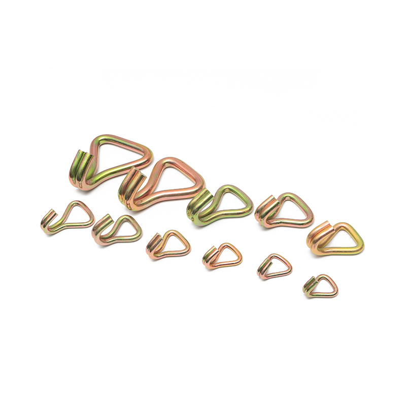 3 นิ้ว 10Ton สีเหลืองสังกะสีชุบ Double J Hook Heavy Duty Wire Double J Hook