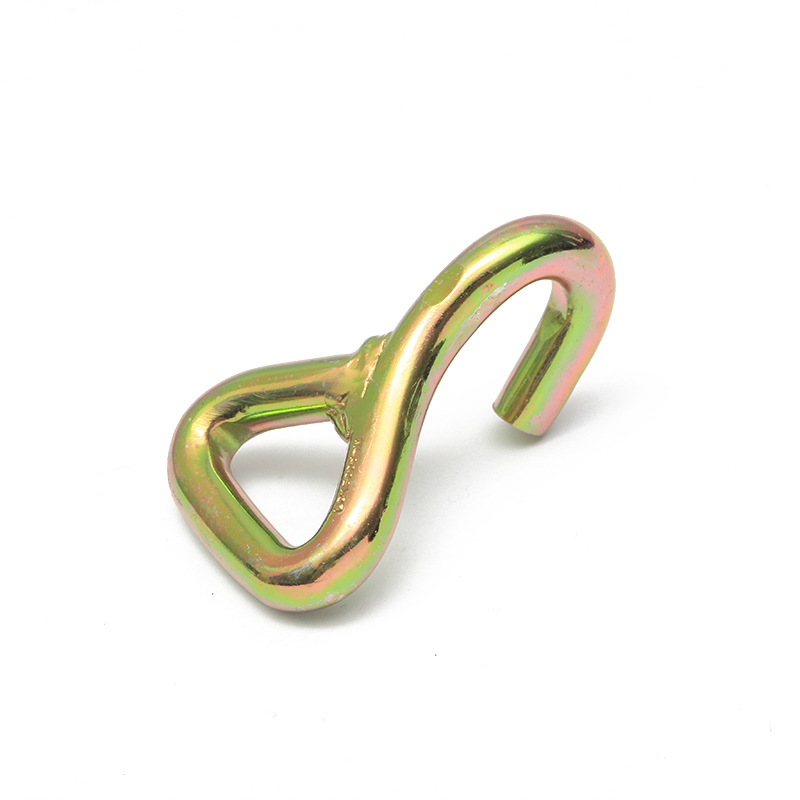 1.5 นิ้ว 3t สีเหลืองสังกะสีชุบ j hook metal single j hook