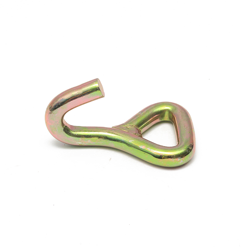 1.5 นิ้ว 3t สีเหลืองสังกะสีชุบ j hook metal single j hook