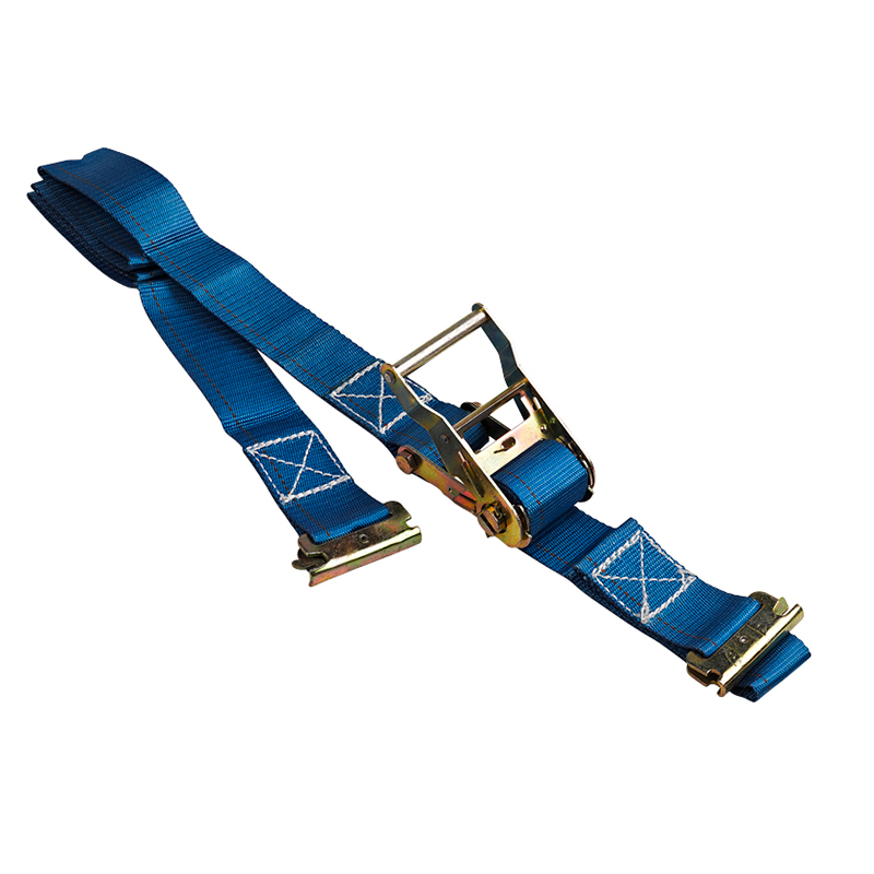 2 นิ้ว 50 มม.*2t ผูกสายรัดด้วย E Hook Truck Ratchet Tiedown E-Track Ratchet Strap Strap Loading Straps